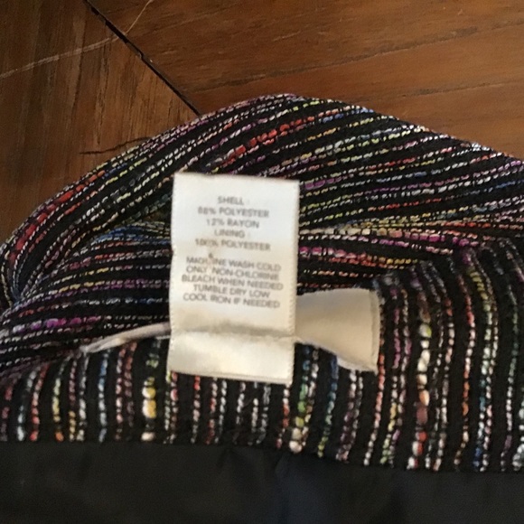 Ann Taylor factory multicoloured textured skirt 10 - Picture 5 of 9